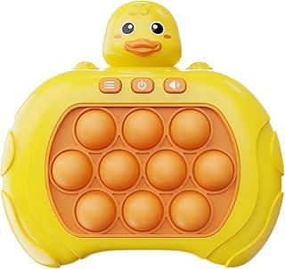PopIt Eletrônico Fidget Brinquedo Bolhas Relante Anti Stress Pop It Infantil Crianças Adulto Toy Diversão Sensorial com Luzes e Sons Brinquedo de Apertar (Patinho)