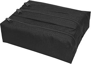 Estojo, Reflex, Nylon, Preto, Triplo, 1417