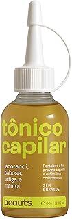 Tônico Capilar Antiqueda e Crescimento para Fortalecimento com Jaborandi, Babosa, Urtiga e Mentol – Ajuda na Queda de Cabelo e no Crescer dos Fios – Sem Enxágue – Vegano – 60 mL – Beauts
