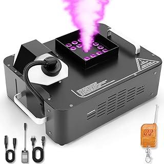 Maquina de Fumaça, Máquina de Fumaça, Kit de Máquina de Fumaça, Máquina de Fumaça, 1500W Rgb Led Light Controle Remoto Dj Party (220V), Máquina de Neblina para Luzes Led