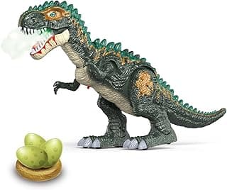 Dinossauro Brinquedo Bota Ovo Fumaça e Som DinoRex Maxi Toys com 37.84% de desconto por R$ 80,19 na amazon