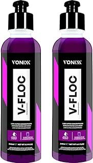 Kit 2 Shampoo Automotivo Concentrado Ph Neutro V-floc 240ml Vonixx