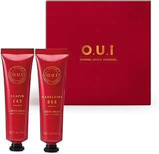 O.U.i Combo pour les mains: Creme de Mãos Madeleine 862 30g + Creme Hidratante para as Mãos Scapin 245 30g + Caixa