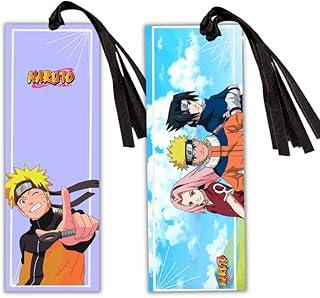 Kit 2 Marcadores de página Anime - Naruto (para amantes de livros, conjunto de marcadores)