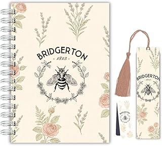 Planner Diário de Leitura Bridgertons | 240 Páginas com Marcadores Tassel e Magnético