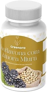 Isoflavona com Amora Miura 500mg - 120 Cápsulas | 1 Cápsula 3 Vezes ao Dia