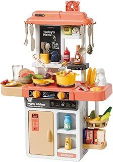 Cozinha Infantil De Brinquedo com Acessórios Sai Água e Som