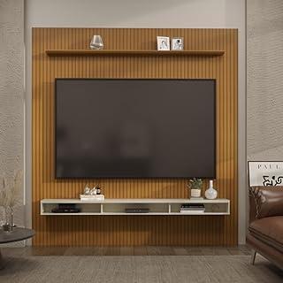 Painel Ripado 3d para Tv Até 75 Polegadas Print com Nicho 225cm - ViaNossa