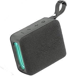 Caixa de Som Bluetooth Portátil 8h de Reprodução, RGB Dinâmico, Bluetooth 5.3, resistente a Água e Poeira, Som Hi-Fi, Entrada Aux/TF/TWS, USB-C