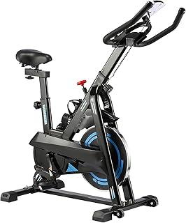 Bicicleta Spinning Ergométrica Profissional para Casa e Academia – Silenciosa, Ajustável, com Monitor Digital e Suporte para Celular – Equipamento de Cardio Fitness para Emagrecimento e Fortalecimento Muscular