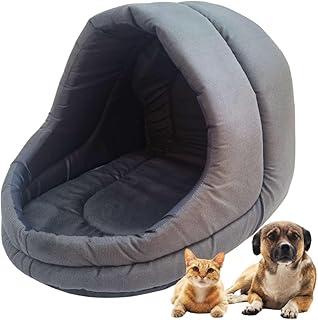 Toca Caminha Oca Iglu Cachorro Gato Cama Pet Cabana Tam M e G (Cinza Escuro, Médio)