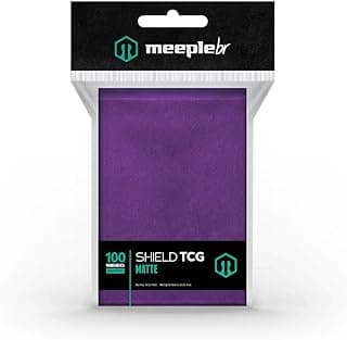 MeepleBR, Shield TCG Matte - Roxo, Plástico para Proteção de Cartas com 19.42% de desconto por R$ 48,27 na amazon