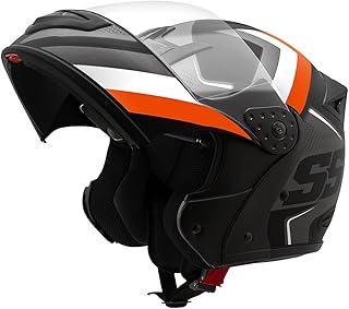 Capacete Mixs Gladiator Super Speed Fosco 62 Cinza/Laranja