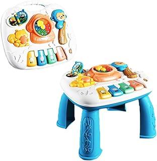 Mesa Didática Infantil Mesinha Interativa Educativa Som Luz Atividades - D7 Variedades