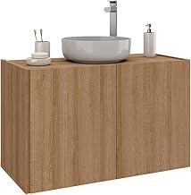 Gabinete de Banheiro 62,5cm Suspenso 2 Portas Multimóveis Mp5044 Rustic