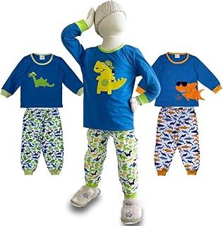Combo 3 PIJAMAS Infantis Meia Estação Menino ou Menina, Algodão PREMIUM, Detalhes Interativos, 1 a 10 anos