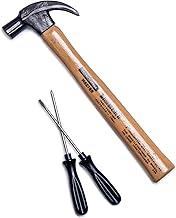 Tramontina 43408195, Kit de Ferramentas 3 Peças com 1 Martelo de Unha 18 Mm 2 Chaves Fenda 3/16X3