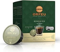 Orfeu Café Orgânico 10 Cápsulas Compatível com Dolce Gusto®, 100% Arabica, Torra Média, 90g