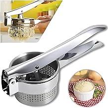 Espremedor de Batatas Manual em Aço Inox, 26,5 cm, Design Ergonômico, Multiuso para Legumes