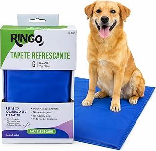 Tapete Gelado Refrescante para Pets G (65x50 cm) | Colchonete de Resfriamento com Gel Ativado por Pressão | Para Cães e Gatos | Dobrável, Fácil de Limpar, Ideal para Casa e Viagens
