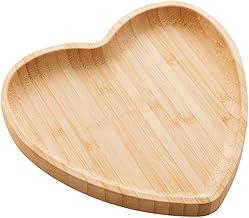 LYOR - Bandeja de Bambu Heart 12,5cm x 12,5cm x 1,5cm