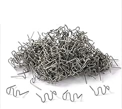 Grampos para Soldar Para-choque, 500 Peças, 0.8mm, Solda de Plástico