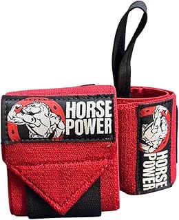 Munhequeira de Musculação Suporte Para Treino Pesado Proteção Anti-Lesão Reabilitação Crossfit Academia Powerlifting Fitness Material Resistente 7 Camadas de Costura O PAR