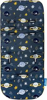 Clingo Almofada para Carrinho em Memory Foam, Dupla Face, Marinho e Amarelo