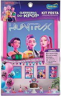 Kit Festa 24 Pecas Guerreiras Do K-Pop - Embalagem com 1 unidade.