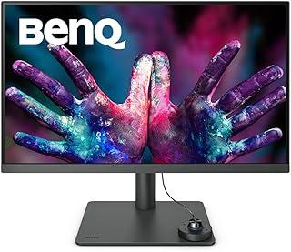 Monitor BenQ PD2705U 4K UHD com 27", Painel IPS, 99% sRGB e Rec. 709, HDR10 e CAD/CAM, tela Anti-Reflexo, Ajuste de Altura e Brightness Intelligence