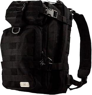 Gshield Mochila Tática Raptor 30L com Compartimento Oculto para Notebook, Capa de Chuva e Entrada USB-A + P2, Preta