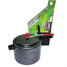 Panela de Pressão Craquelada Aluminio com Válvula de Segurança de Silicone Bon Chef 7 litros