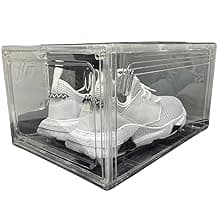 Caixa Organizadora de Tênis em Acrílico Transparente Premium – Sneaker Box Empilhável Resistente para Sapatos - Ana Joana Utilidades