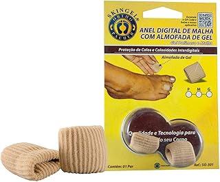 Anel Digital de Malha com Almofada de Gel, Ortho Pauher, Nude, Grande, Bege