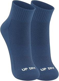 Meia Performance Esportiva Cano Médio Up Dry Anti Bolha Anatômica Academia Caminhada Corrida Bike