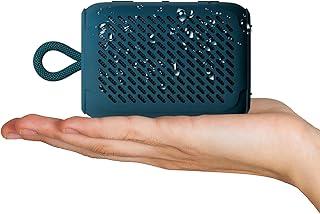 MS6 Caixa de Som Bluetooth Portátil IPX6, Grave Turbo 6W com Ímã NdFeB, 12h de Música, TWS Estéreo, Capa Antichoque, Hands-Free, Presente pra Festa, Trilha e Piscina (Azul)