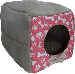 Cama Iglu e Toca Para Cachorro Luxo ROSA G