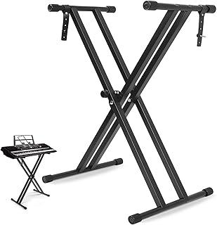 Suporte Teclado Musical Estante Pedestal, Suporte em X para Teclado Musical, Estante Piano Teclado