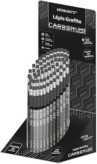LÁPIS GRAFITE MADEIRA C/ BORR. CARBON LINE - DISPLAY C/ 36 UND LEO&LEO