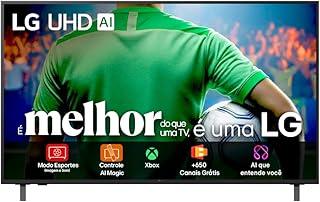Smart TV 4K 55" LG UHD 55UA85 Processador α7 AI Ger8 4K Super Upscaling Google Cast Alexa Integrado Controle AI Smart Magic WebOS 25