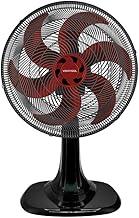 Ventisol Ventilador de Mesa Oscilante, Turbo 6 Pás Premium, Vermelho, 30cm, 127V