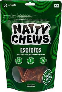 Mordedor Carpaccio Natty Chews Esôfago Bovino Desidratado Para Cães - 5 Unidades