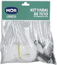 Kit Varal de Teto, Mor, Branco