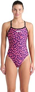Maiô Arena Performance Women's Leopard Skin Limited Edition Challenge Back Swimsuit ArenaFeminino