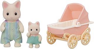 Conjunto Carrinho de Bebê - Papai e Bebê Gatos Primavera