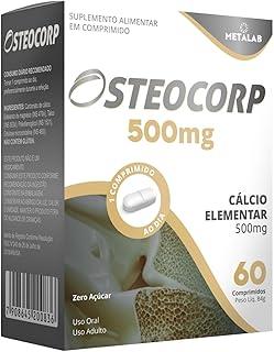 Carbonato De Calcio 500mg 60 Comprimidos Cálcio Elementar Puro