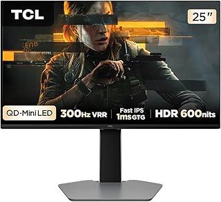 Monitor Gamer TCL 25 Polegadas QLED Mini LED Full HD G64 300Hz 1ms (GtG) Freesync HDR 600 nits 25G64
