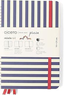 CADERNETA CICEROS PRAIA MIOLO TRI 14X21 BARRACA