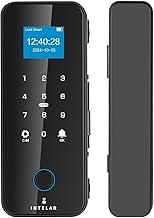 Fechadura Eletronica Porta de Vidro, 5 em 1 Impressão Digital Biométrica Fechadura porta de Vidro, Ótima para Escritório, Casa, Hotel, Apartamento