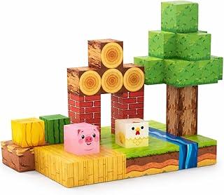 Blocos de Construção Magnéticos 72 Peças, Cubos de Montar Educativos para Crianças 3+ Anos, Brinquedo Infantil STEM com Imã, Criativo e Sensoriais, Empilháveis, 2cm, Presente para Meninos e Meninas